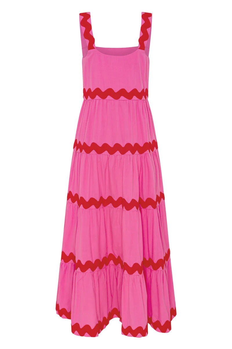 Designed Strapless Summer Long Dresses