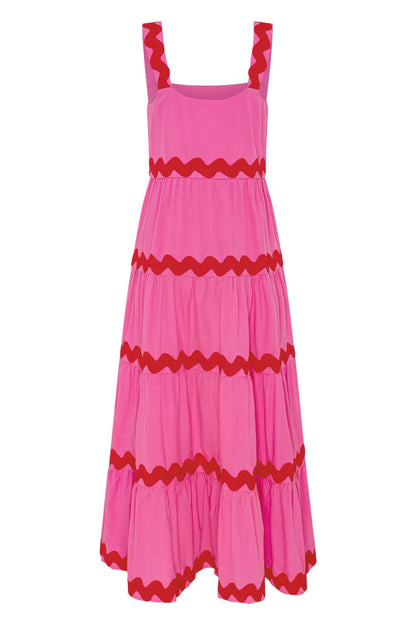 Designed Strapless Summer Long Dresses