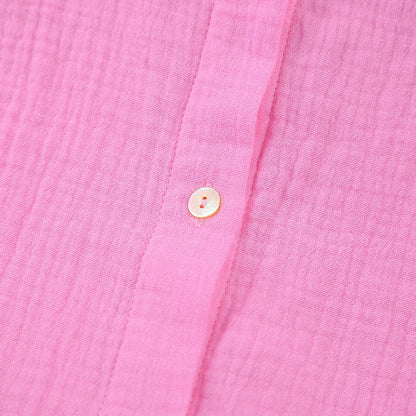Fashion 100% Cotton Shirts & Shorts Two Pieces Sets
