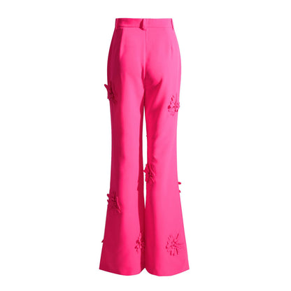Luxury Designed 3d Floral Blazers & Trumpet Pants