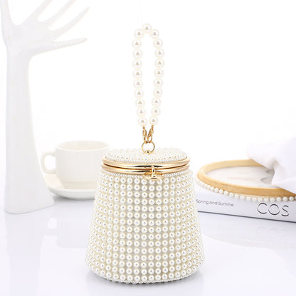 Gorgeous DIY Pearl Bucket Bag/Evening Party Bag