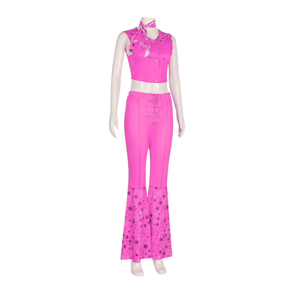 Barbie 2023 Film Barbie Two Pieces Cosplay Costume 0619