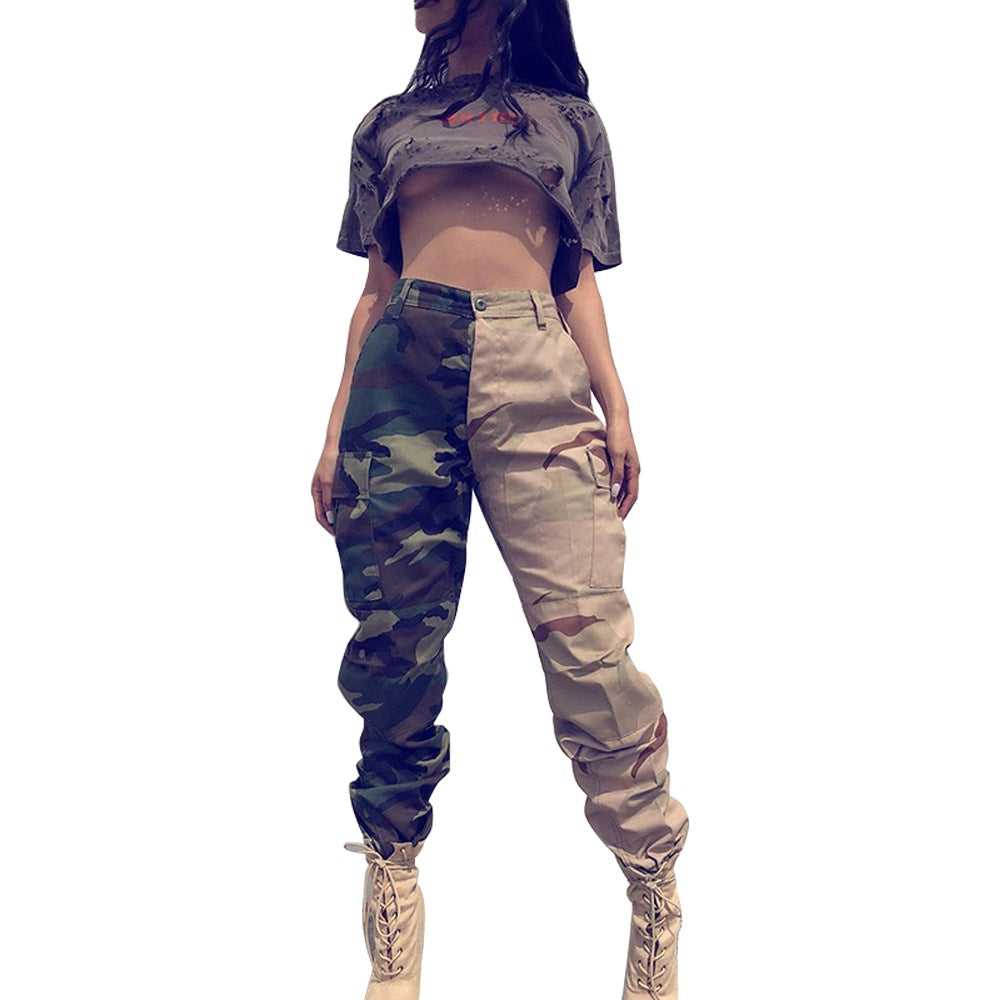 Fashion Popular Camouflage Women Pants