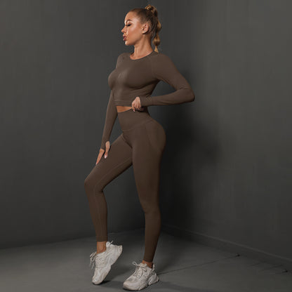 Fashion Simple Style Sports Yoga Suits for Women