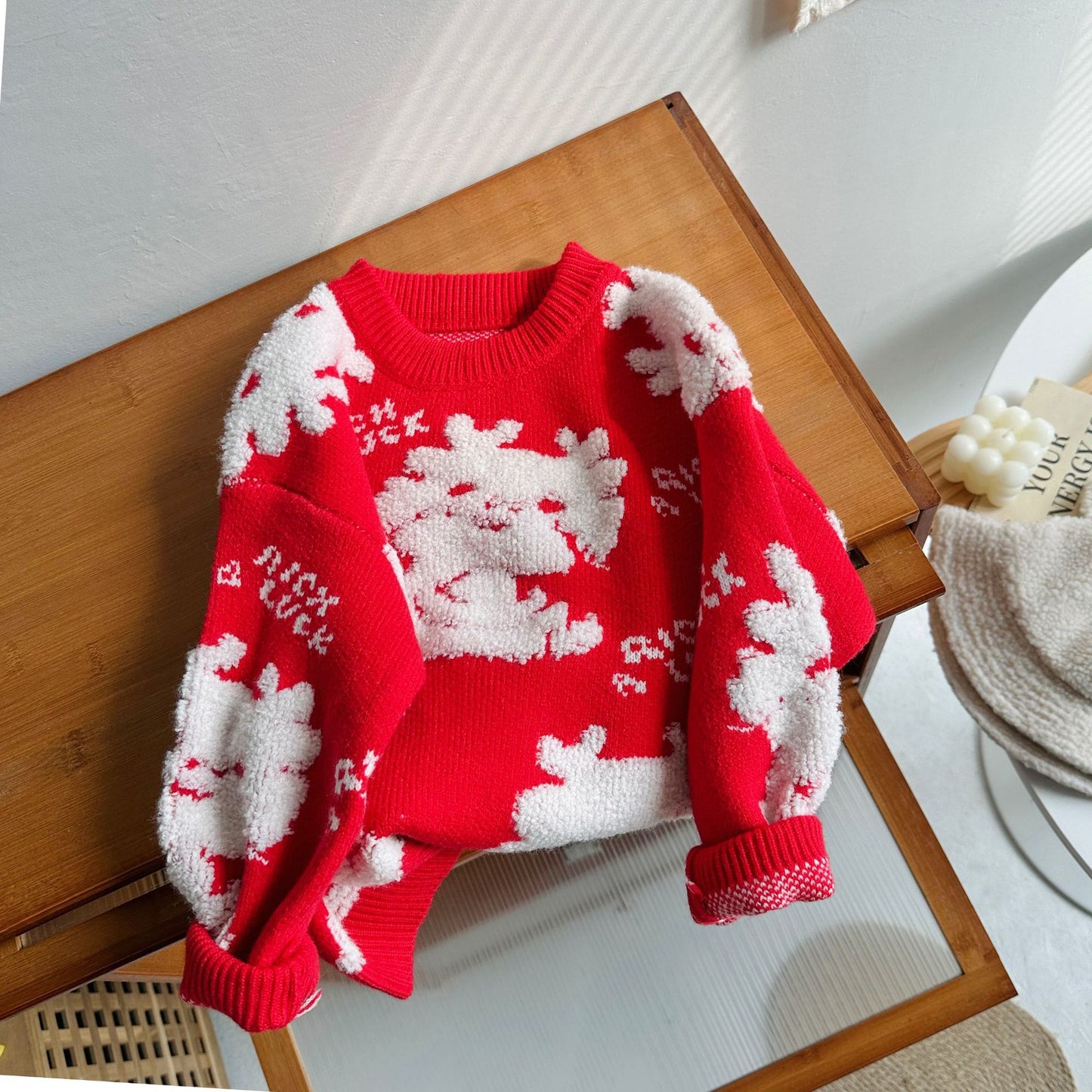 Lovely Knitted Kid's Pullover Sweaters