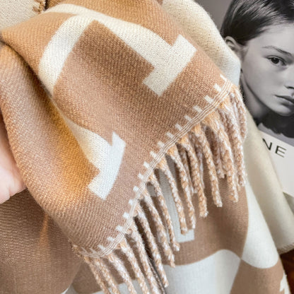H Design Winter Warm Scarves Shawl