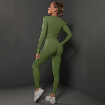 Fashion Simple Style Sports Yoga Suits for Women