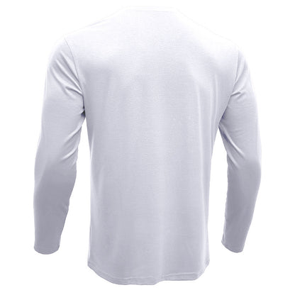 Casual Round Neck Long Sleeves T Shirts