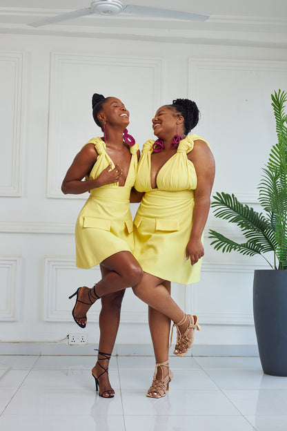 Sexy Summer V Neck Designed A Line Dresses