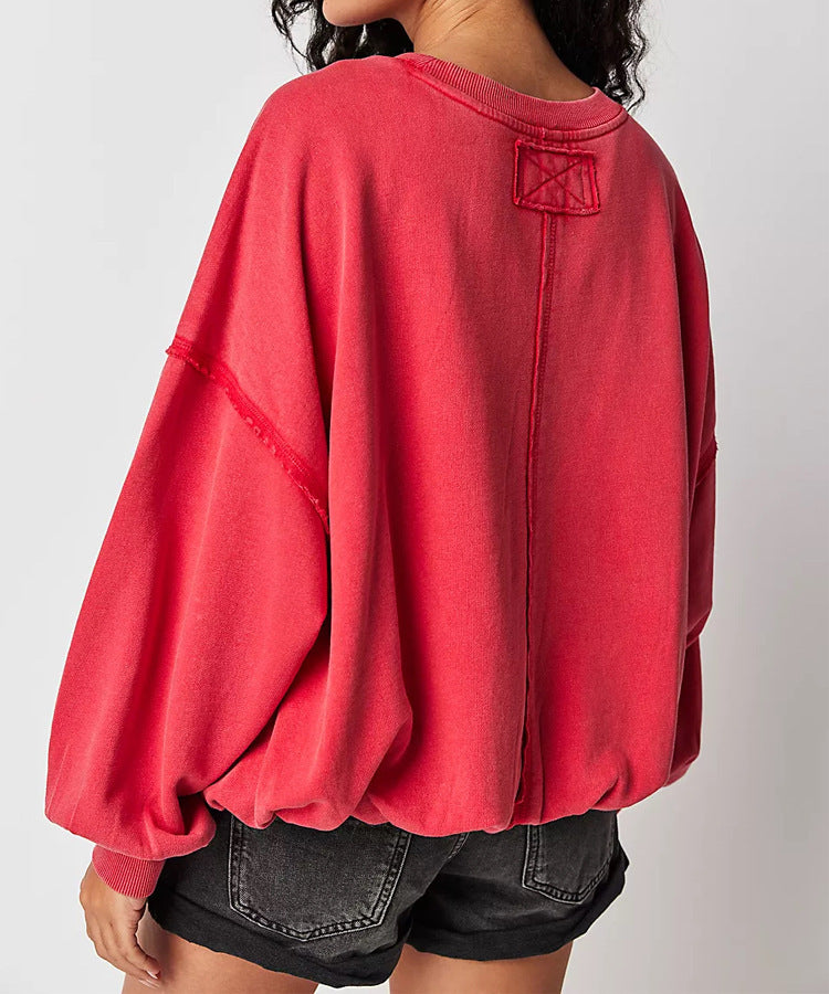 Casual Long Sleeves Pullover Hoodies for Women
