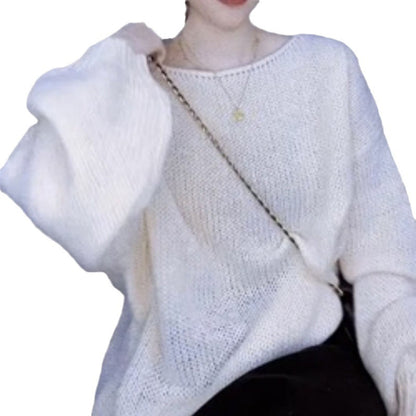 Colorful Long Sleeves Knitted Pullover Sweaters