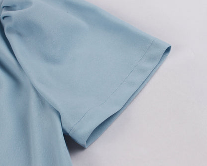 Classy Vintage A Line Women Dresses with Neck Bow