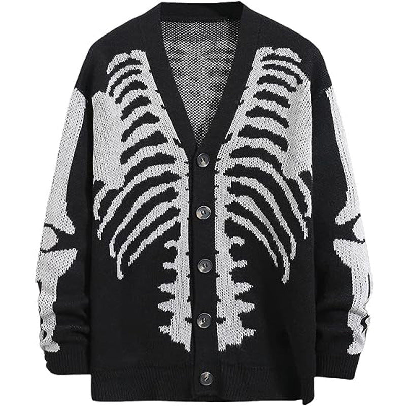 Fashion Halloween Winter Knitted Cardigan Sweaters