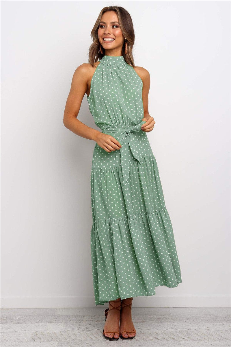 Casual Halter Summer Long Dresses