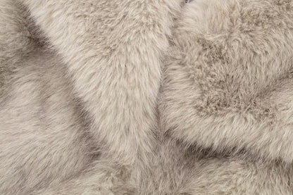 Fashion Artificial Fox Fur Winter Women Jacket Coats