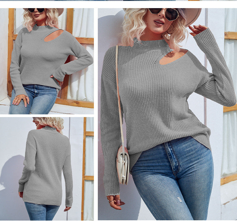 Fashion Knitted Pullover Sweaters for Women