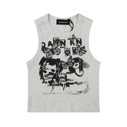 Sexy Summer Sleeveless Tight Tank Tops for Girls