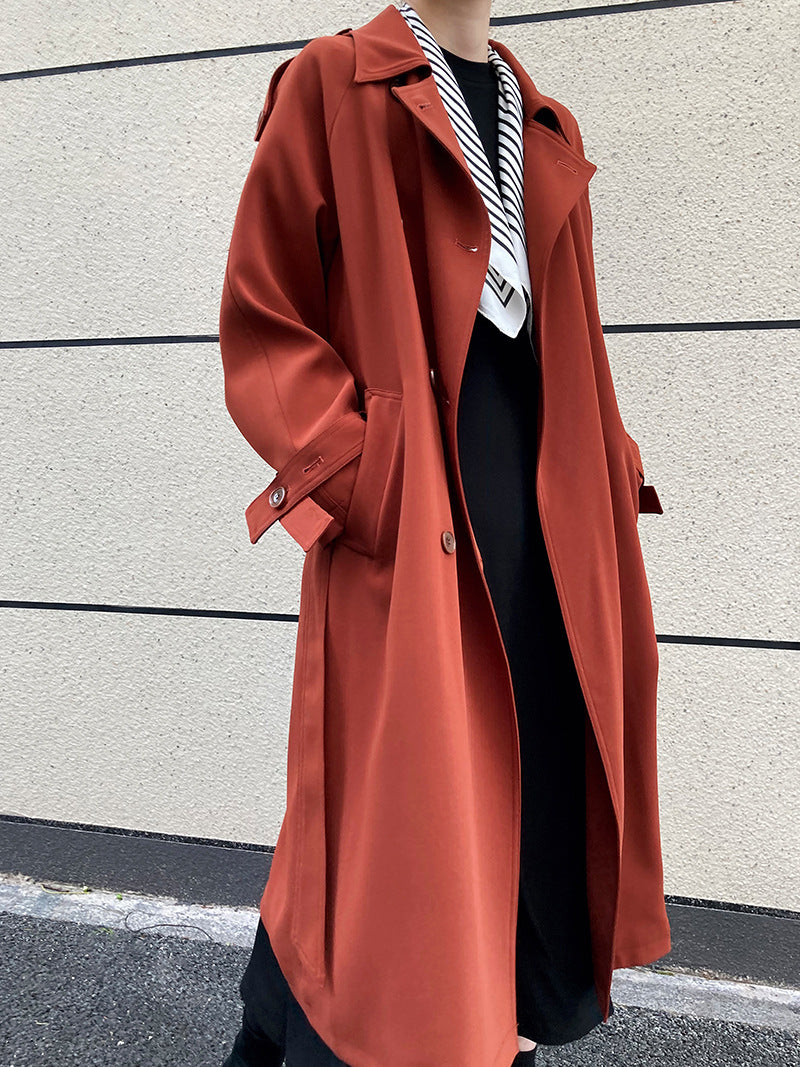 Fashion Loose Long Trench Coats for Women
