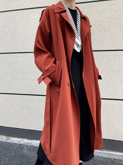 Fashion Loose Long Trench Coats for Women