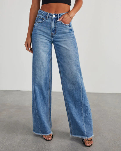 Casual Wide Legs Jeans for Women