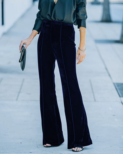 Casual High Waist Trumpet Pants for Women