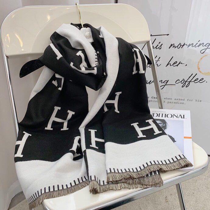 H Letter Winter Scarves