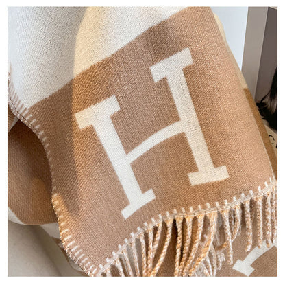 H Design Winter Warm Scarves Shawl