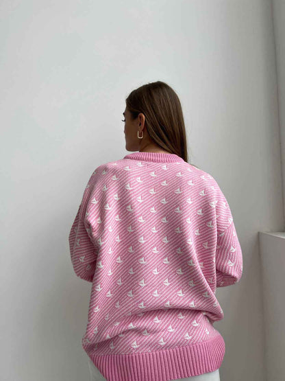 Casual Loose Knitted Pullover Sweaters for Women