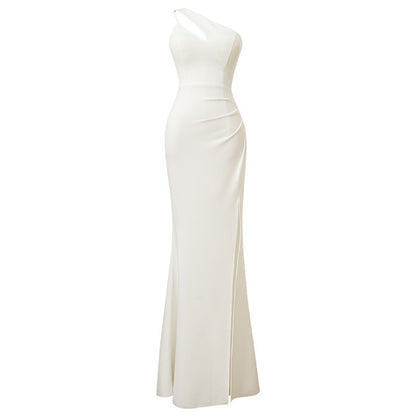 Sexy Designed One Shoulder Long Evening Party Dresses