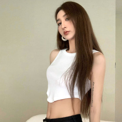Summer Sexy Midriff Baring Short Tank Tops