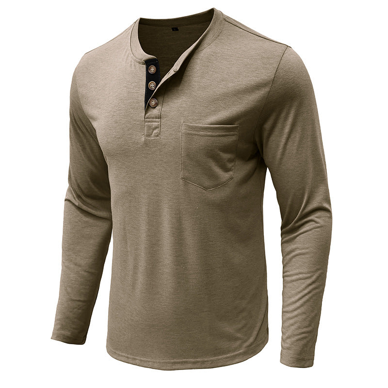 Casual Round Neck Long Sleeves T Shirts