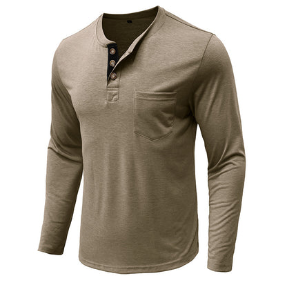 Casual Round Neck Long Sleeves T Shirts
