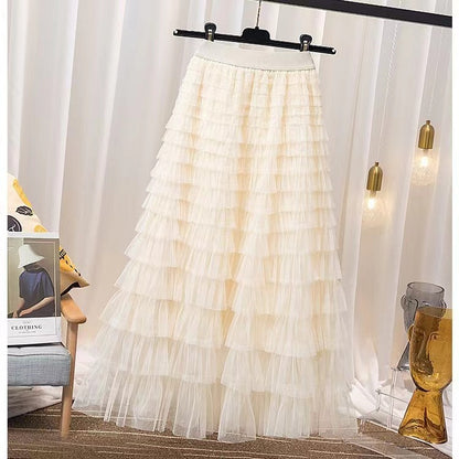 Fashion Fairy High Waist Women Long Skirts