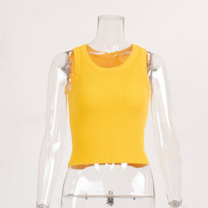 Sexy Summer Short Knitted Tank Tops