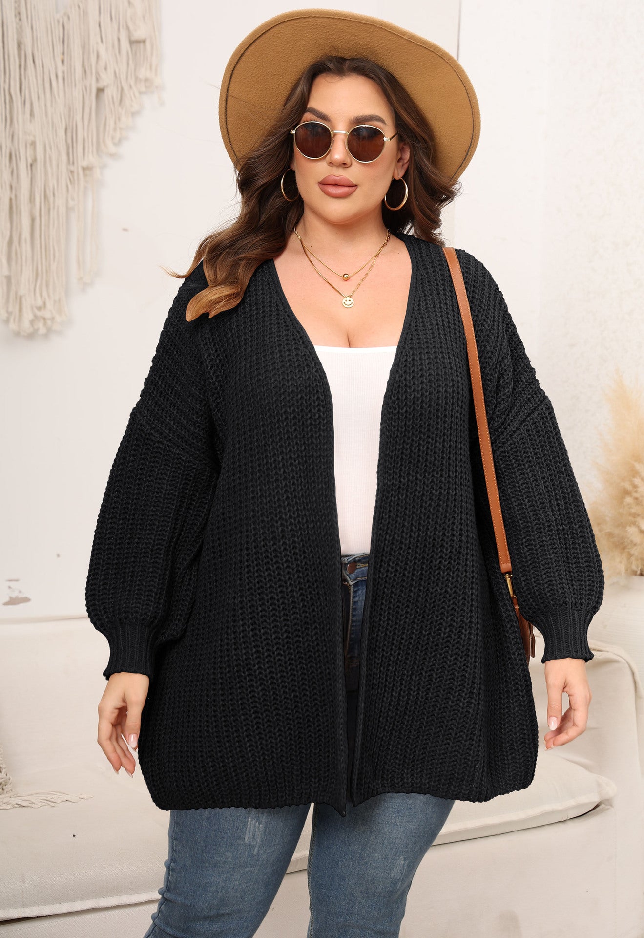 Fashion Plus Sizes Knitted Sweaters for Women