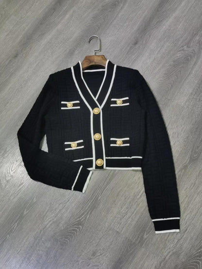 Fashion Short Knitted Women Cardigan Sweaters