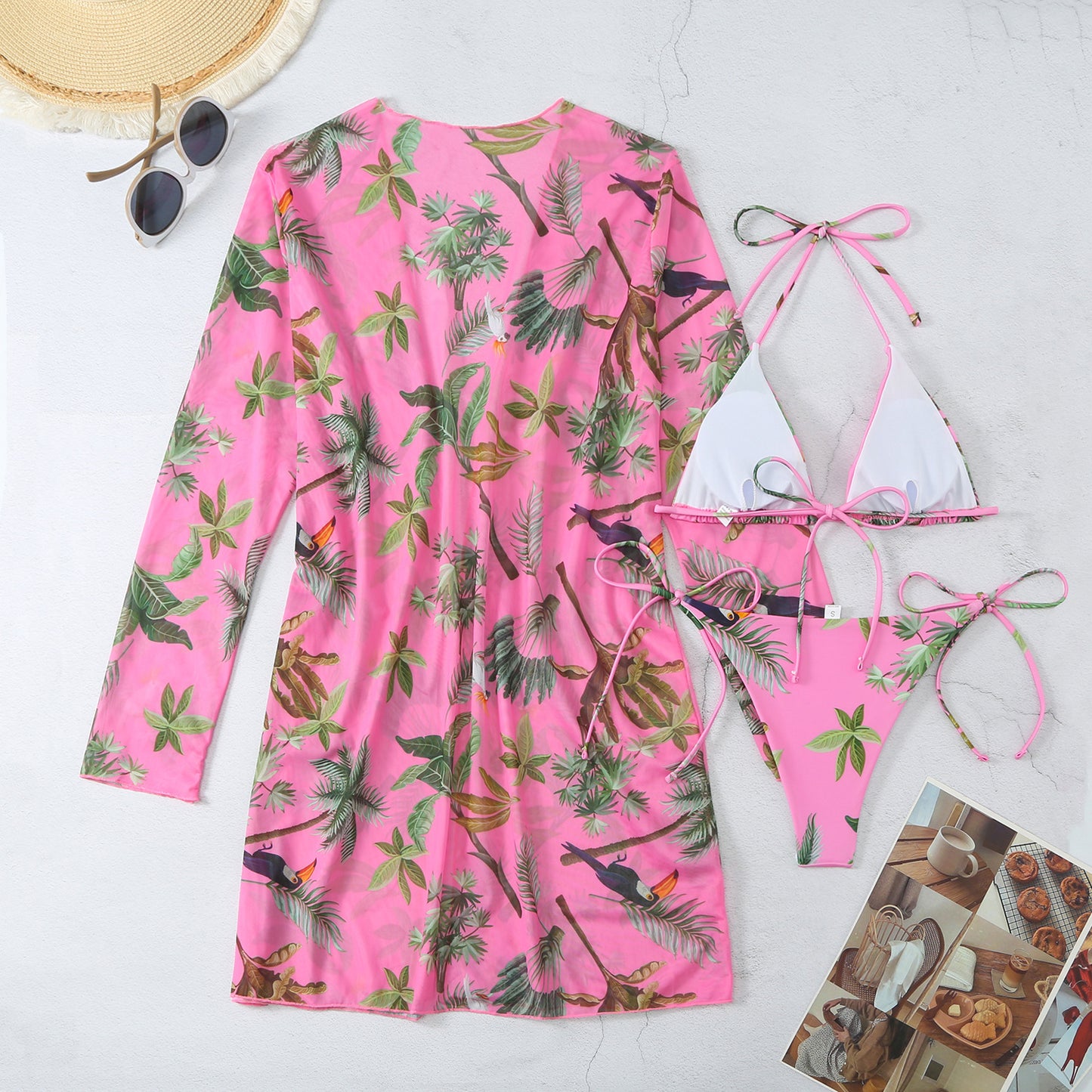 Sexy 3pcs Bikini Swimsuits Sets