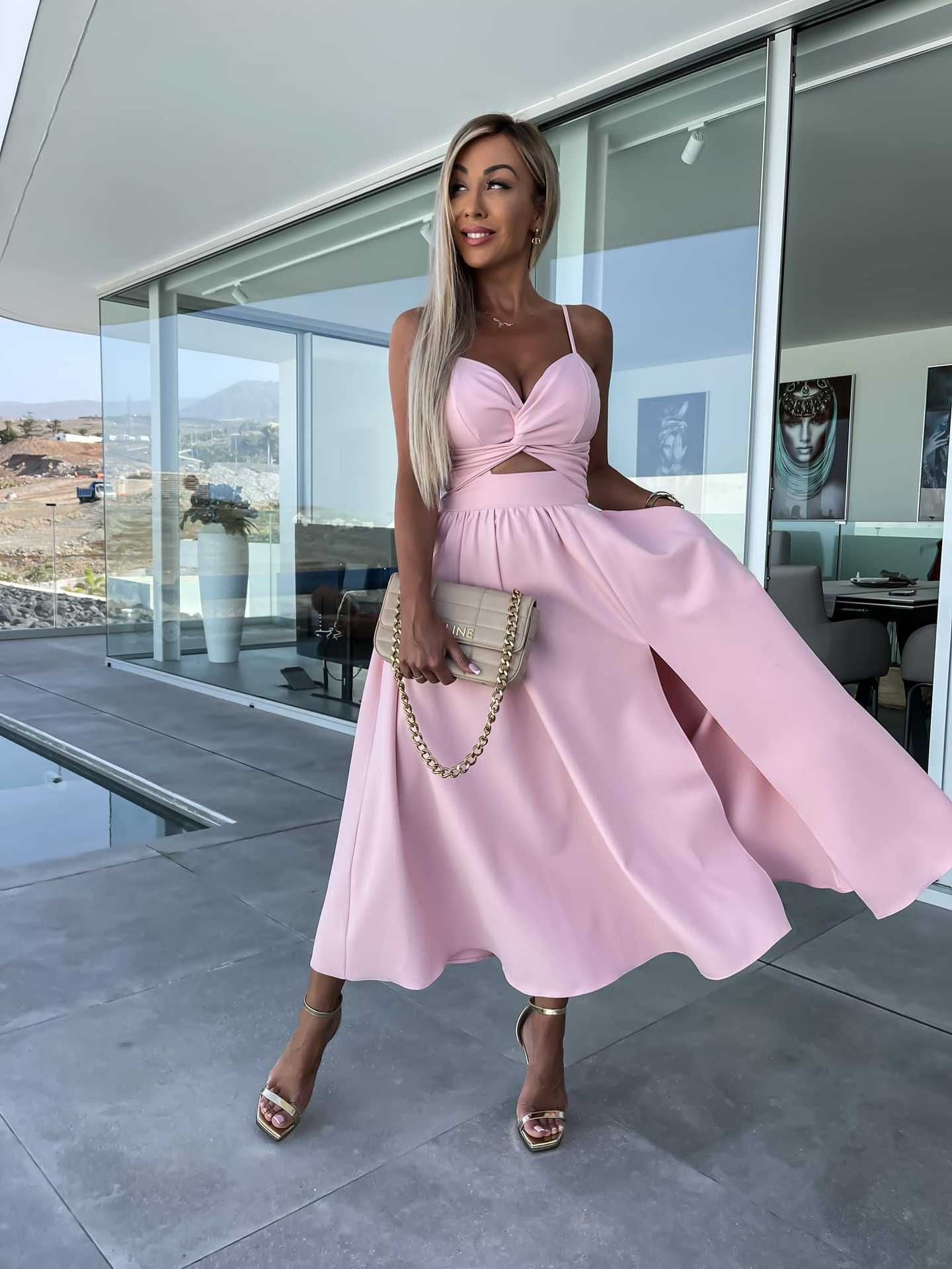 Elegant Midriff Baring Summer Dresses