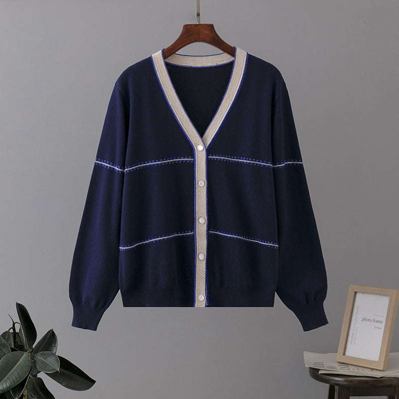 Vintage Loose Knitted Cardigan Sweaters