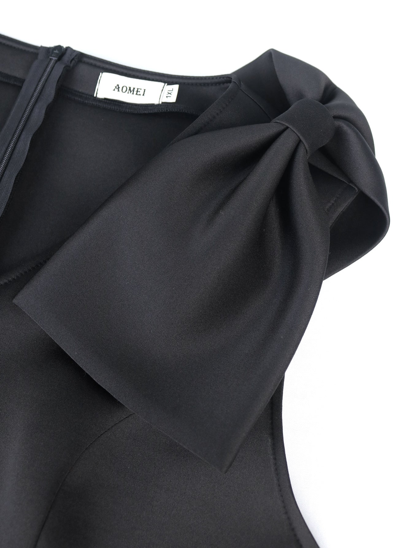 Sexy Sleeveless Plus Sizes Black Party Dresses