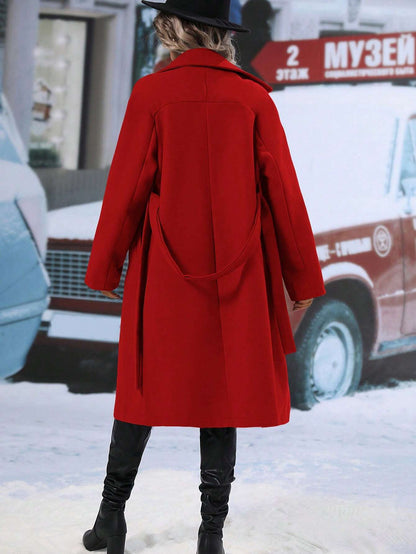 Fashion Women Midi Length Winter Coats