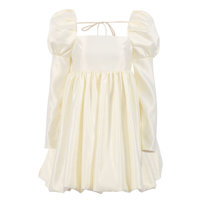Lovely Satin Princess Mini Dresses for Women