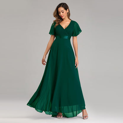 Elegant Chiffon Plus Sizes Bridesmaid Dresses