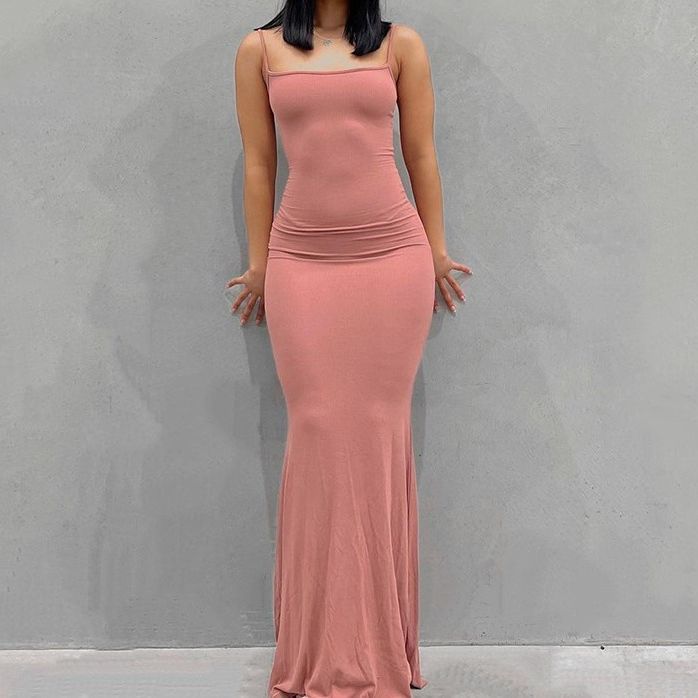 Sexy Spaghetti Straps Sheath Mermaid Dresses
