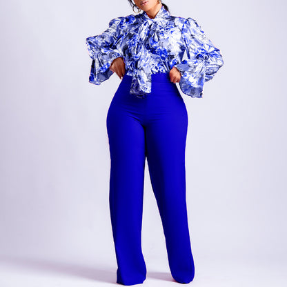 Fashion Plus Sizes Women Long Sleeves Shirts & Pants
