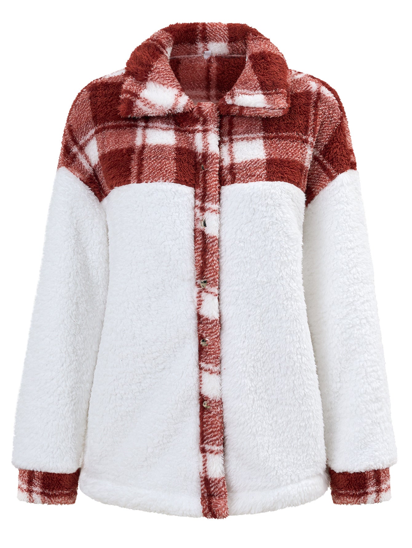Fashion Turnover Loose Long Sleeves Overcoat