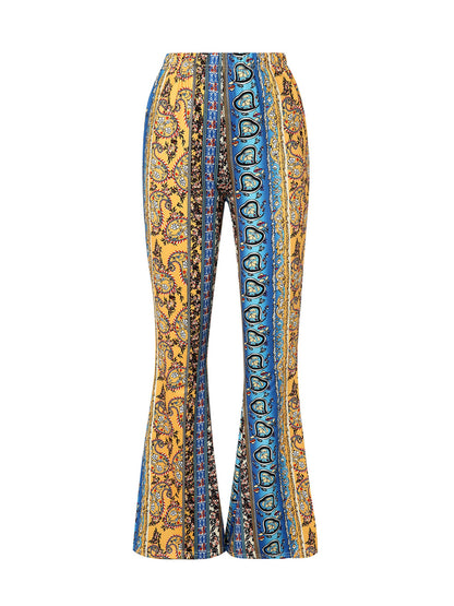 Sexy Elastic Waist Long Pants for Women
