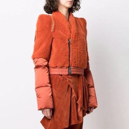 Fashion Designed Velvet Shorts Jackets Coats for Women