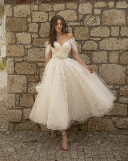 Sexy Off The Shoulder V Neck Party Dresses without Belt