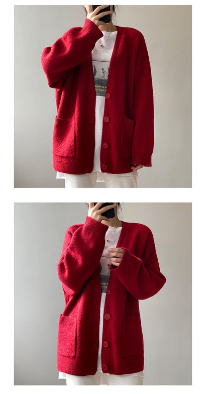 Casual Women Knitted Cardigan Sweaters